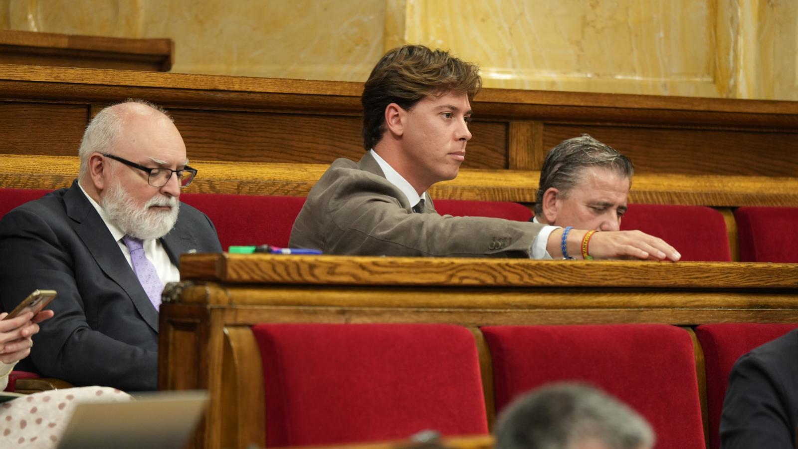 El diputado de Vox en el Parlament Alberto Tarradas este jueves