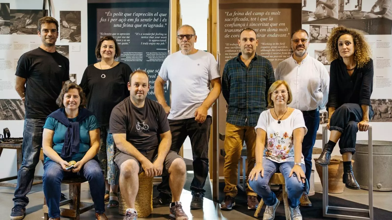 Imatge de l'equip d'artesans de Menorca.