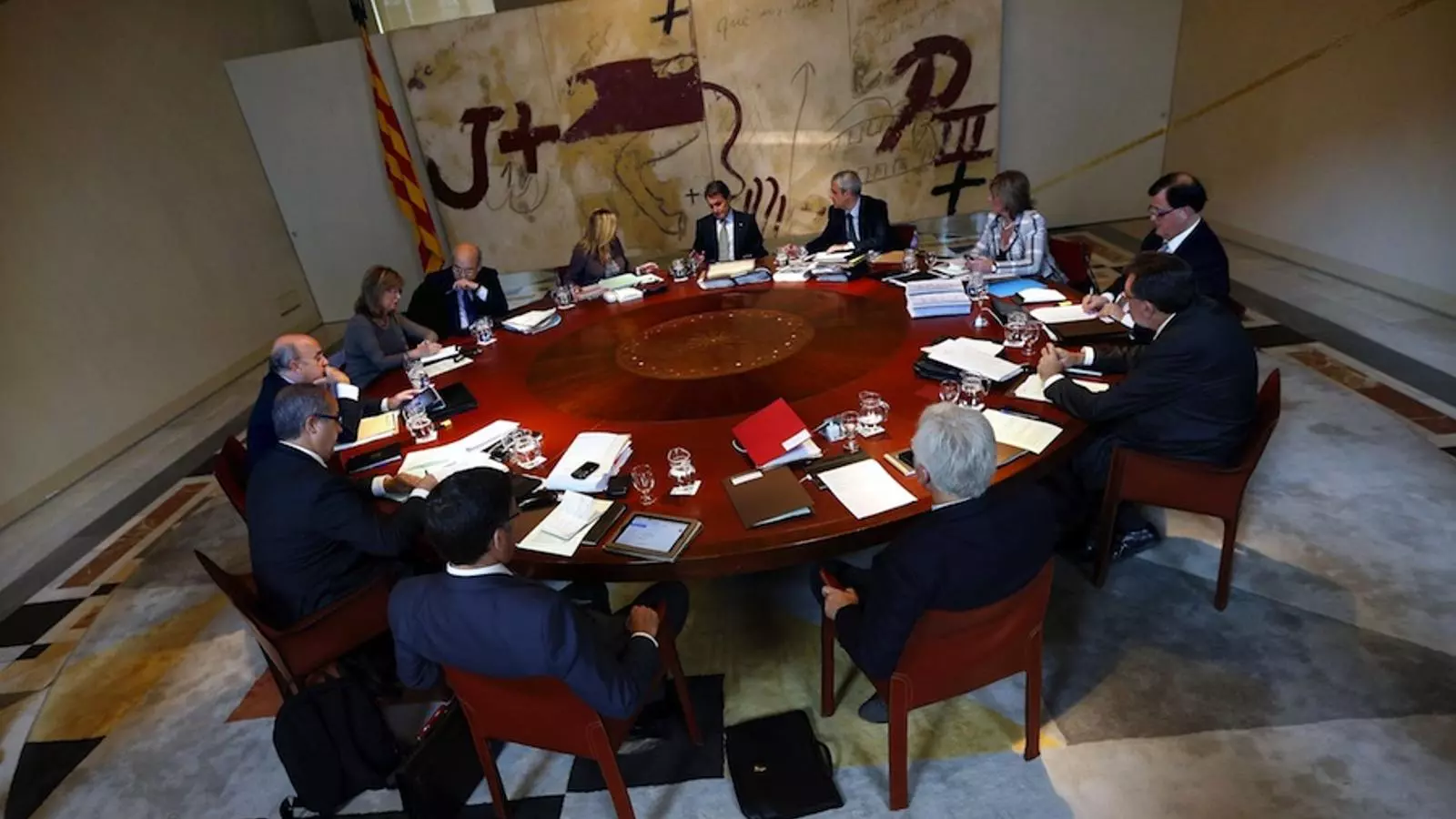 El consell executiu, reunit aquest dimarts / EFE