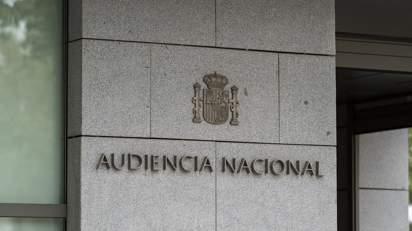 The facade of the National Court in an archive image