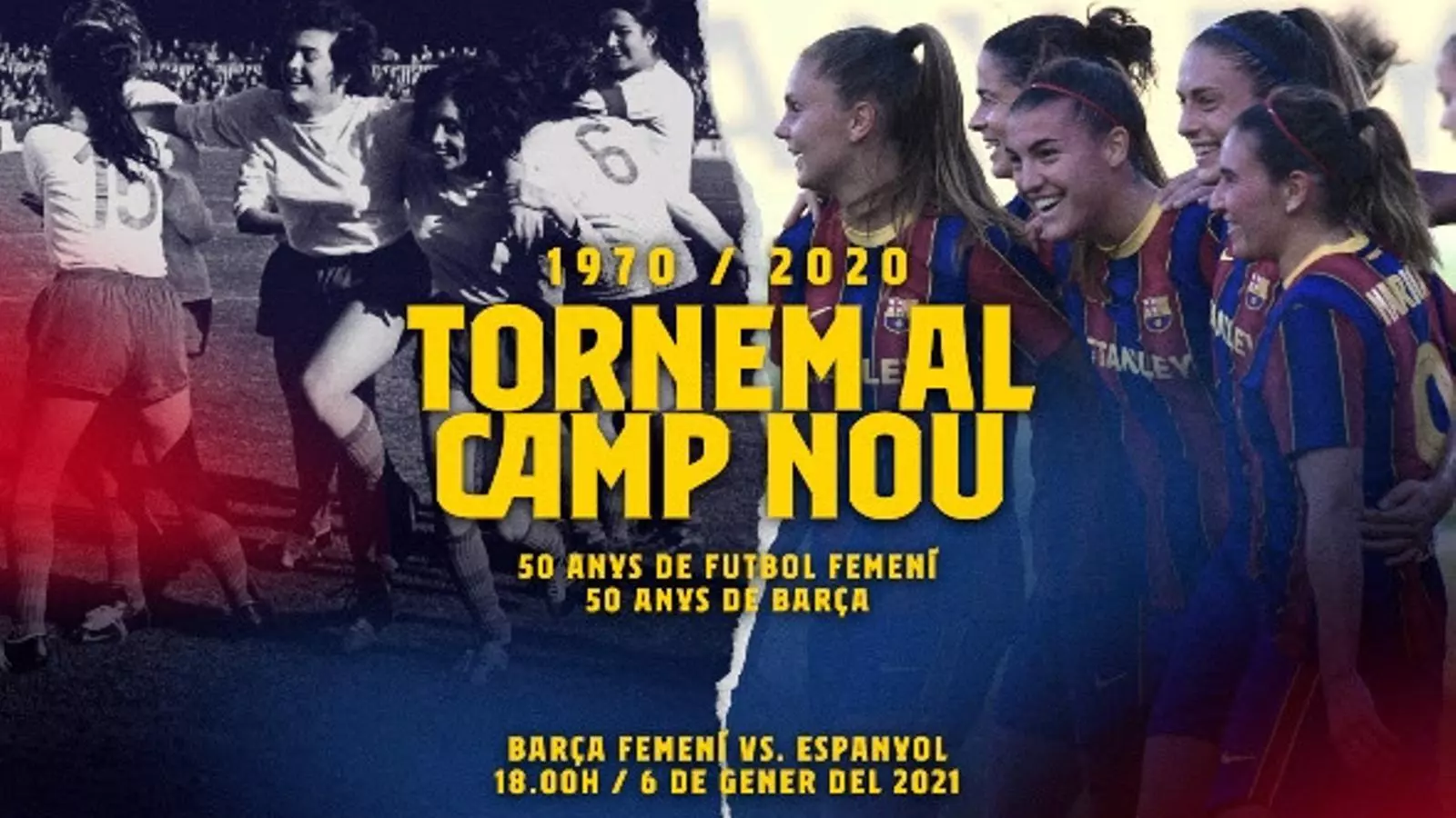 El Barça-Espanyol femení del 6 de gener es jugarà al Camp Nou