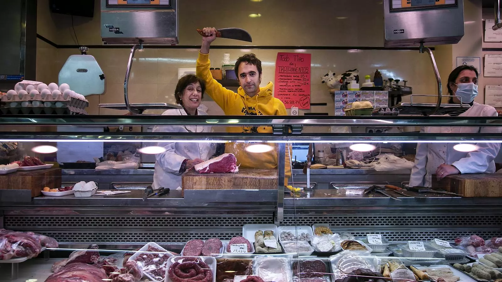 L'escriptor Martí Sales al mercat de la Llibertat