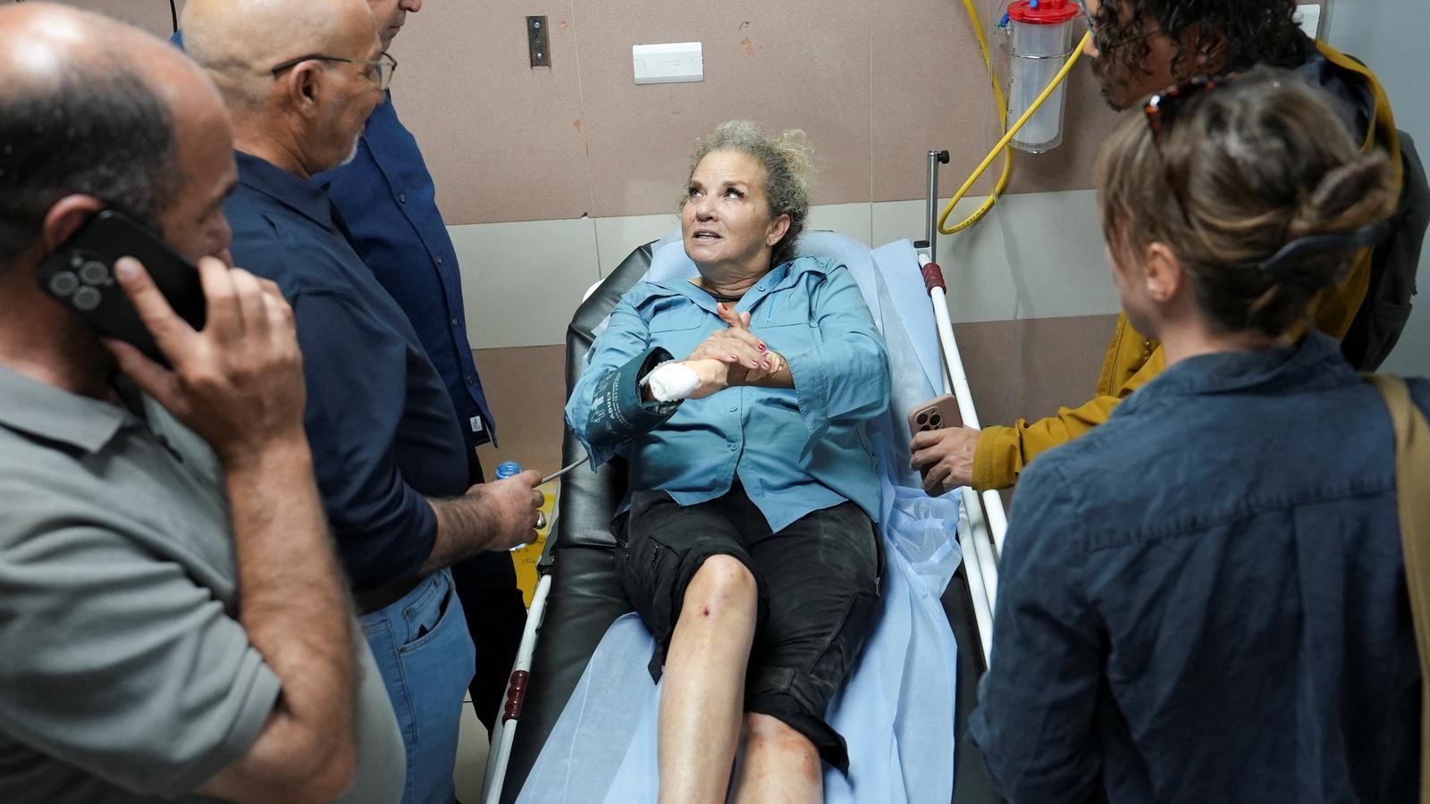 Levine is recovering in a hospital in Ramallah.
