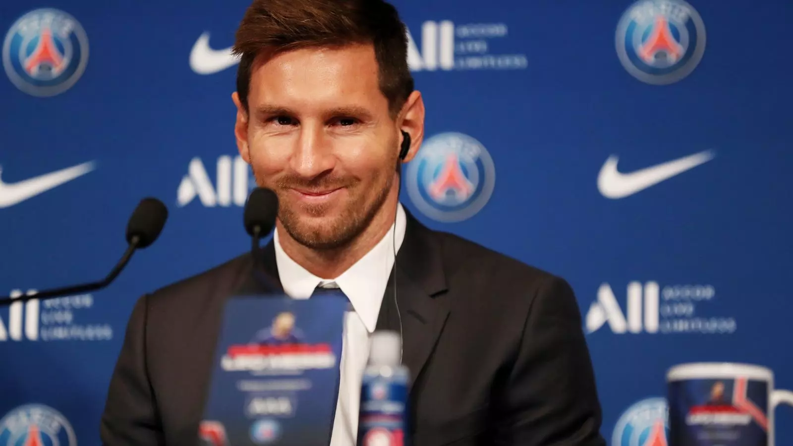 Presentació en directe de Leo Messi al PSG
