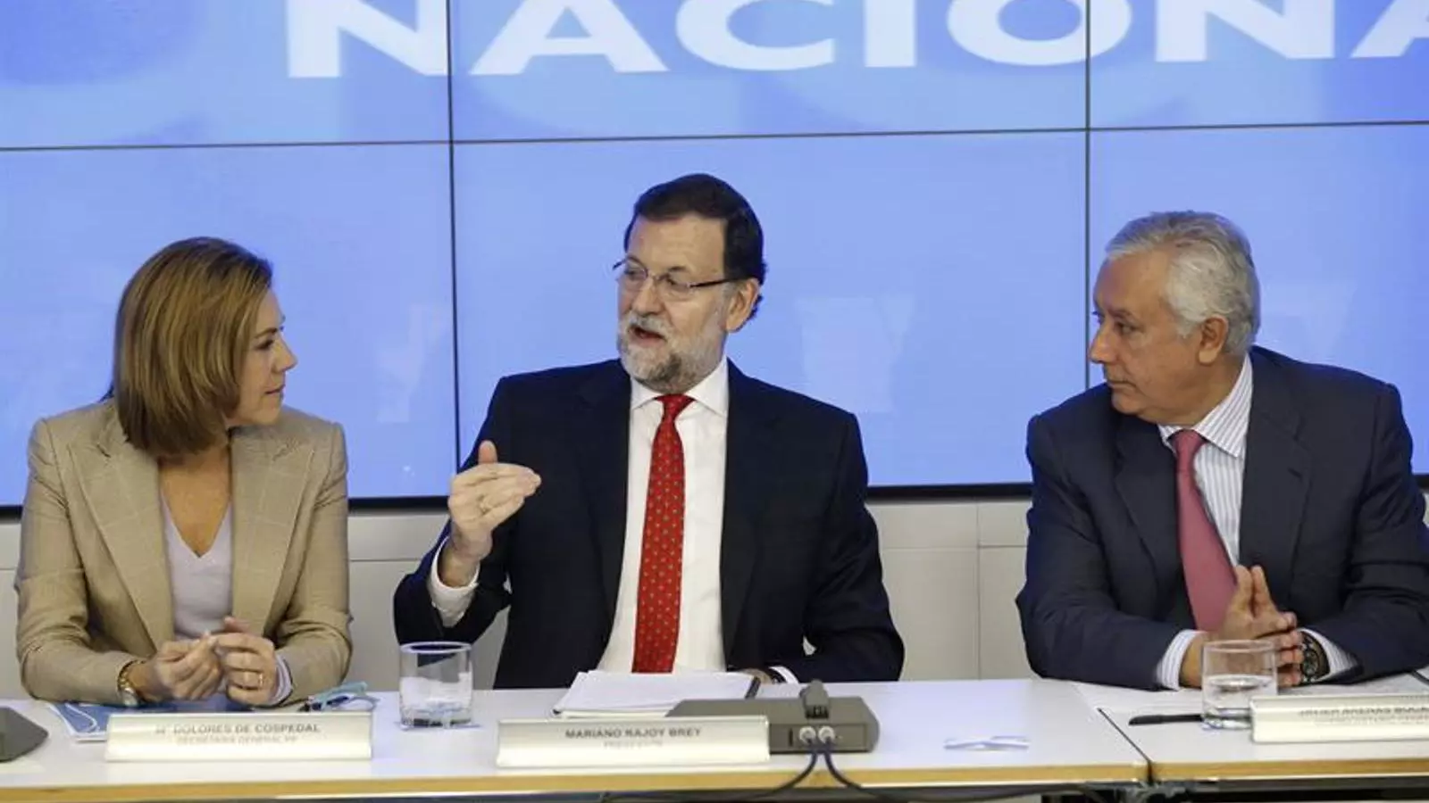 El president espanyol, Mariano Rajoy, ha presidit el Comitè Executiu del PP. EFE