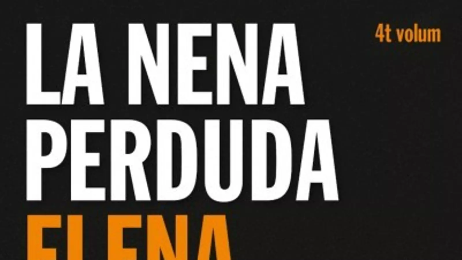 Coberta de 'La nena perduda'