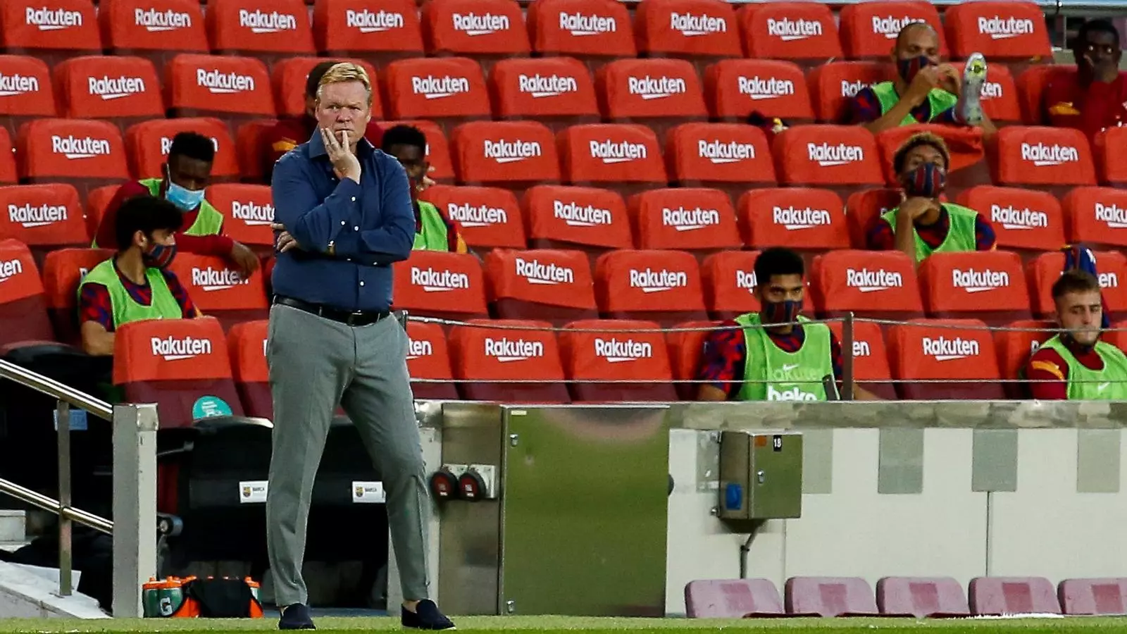 Koeman en el partit del Gamper al Camp Nou