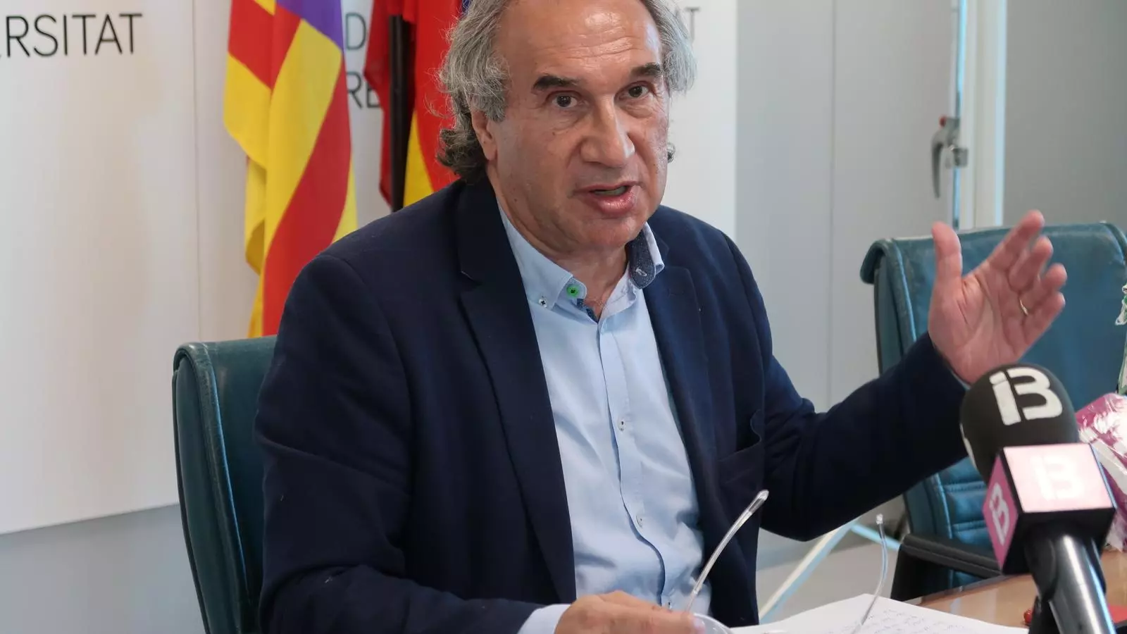 El conseller d'Educació Martí March a la conselleria d'Educació