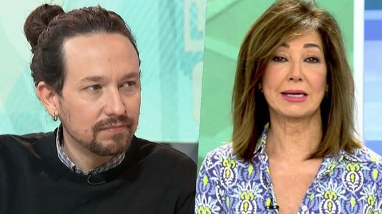 Pablo Iglesias i Ana Rosa Quintana