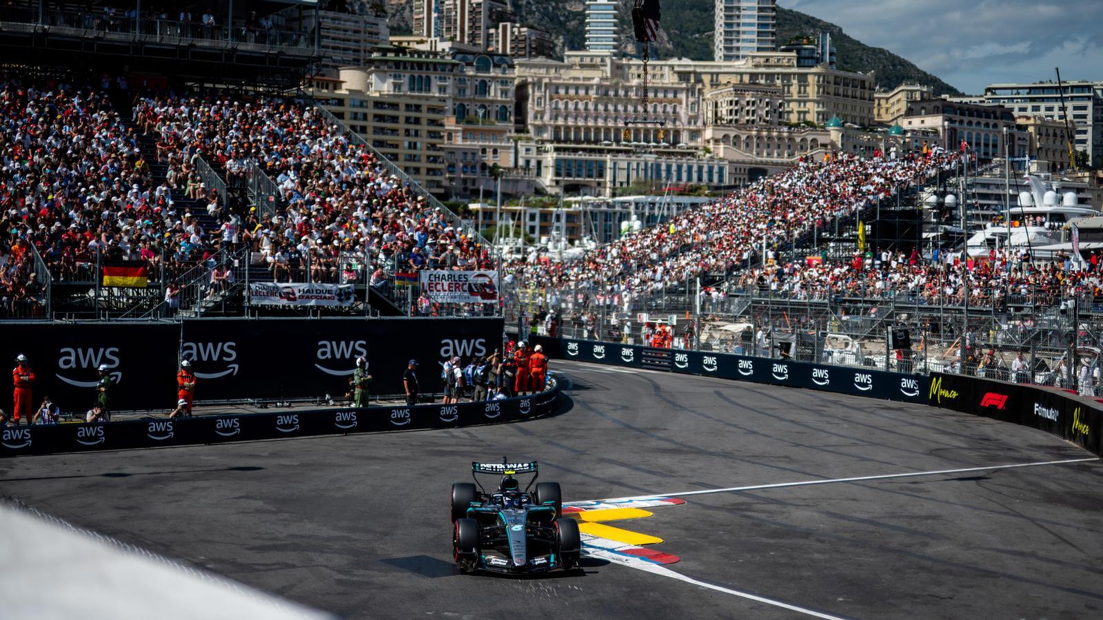 Kimi Antonelli during the Monaco Grand Prix