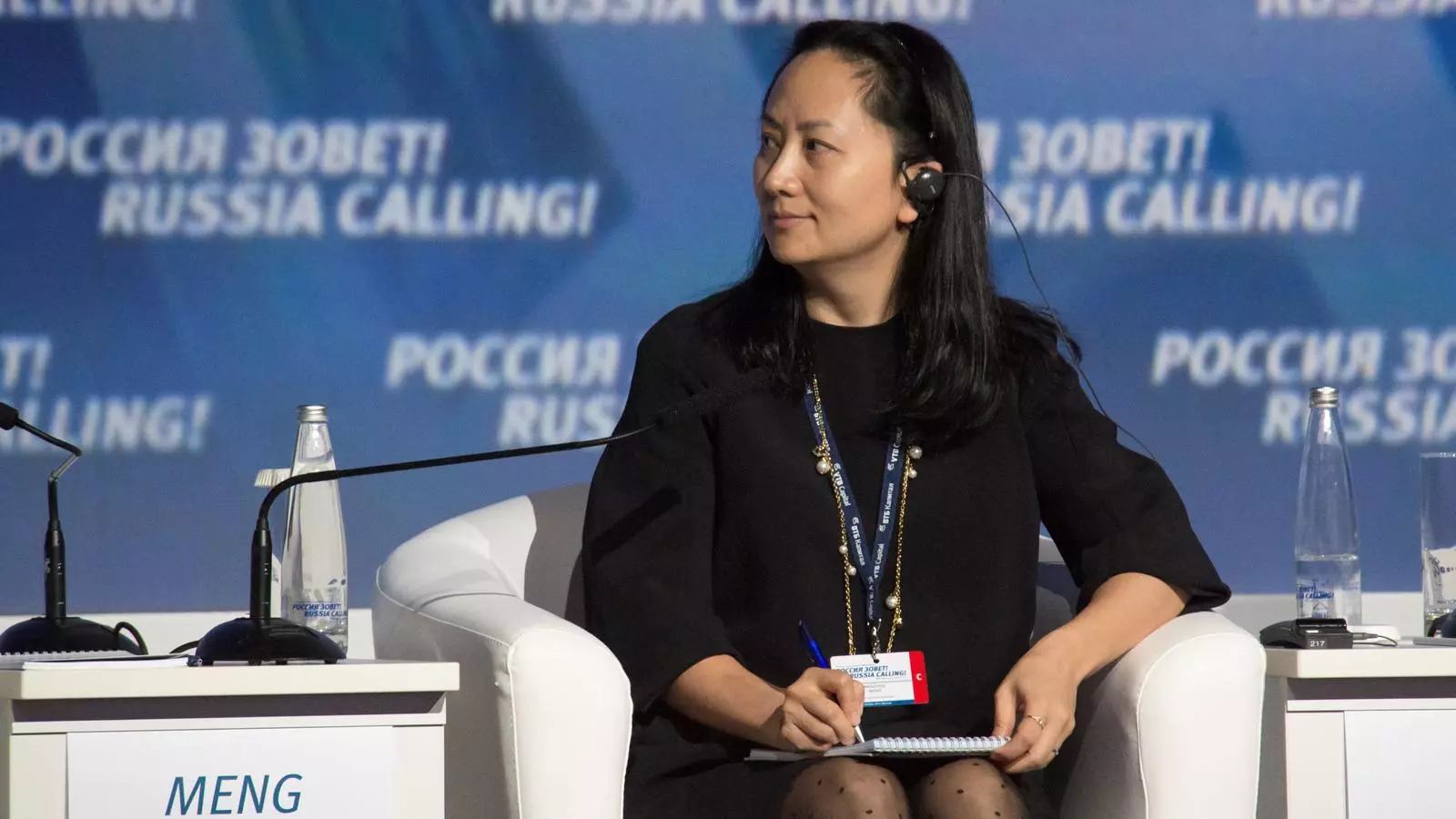 La directora financera de Huawei Meng Wanzhou.