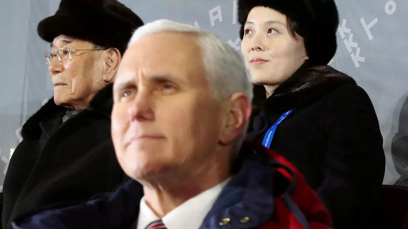 El portaveu nord-americà, Mike Pence, s'havia de reunir amb la germana de Kim Jong-un i el president honorífic del Nord.