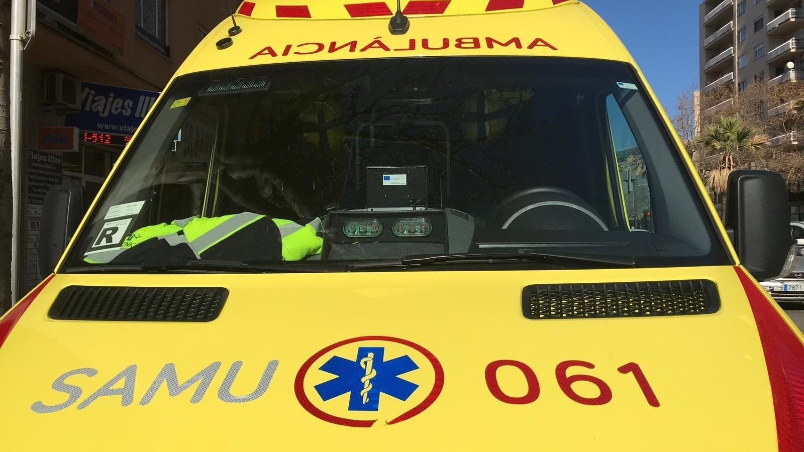 Una ambulància del SAMU