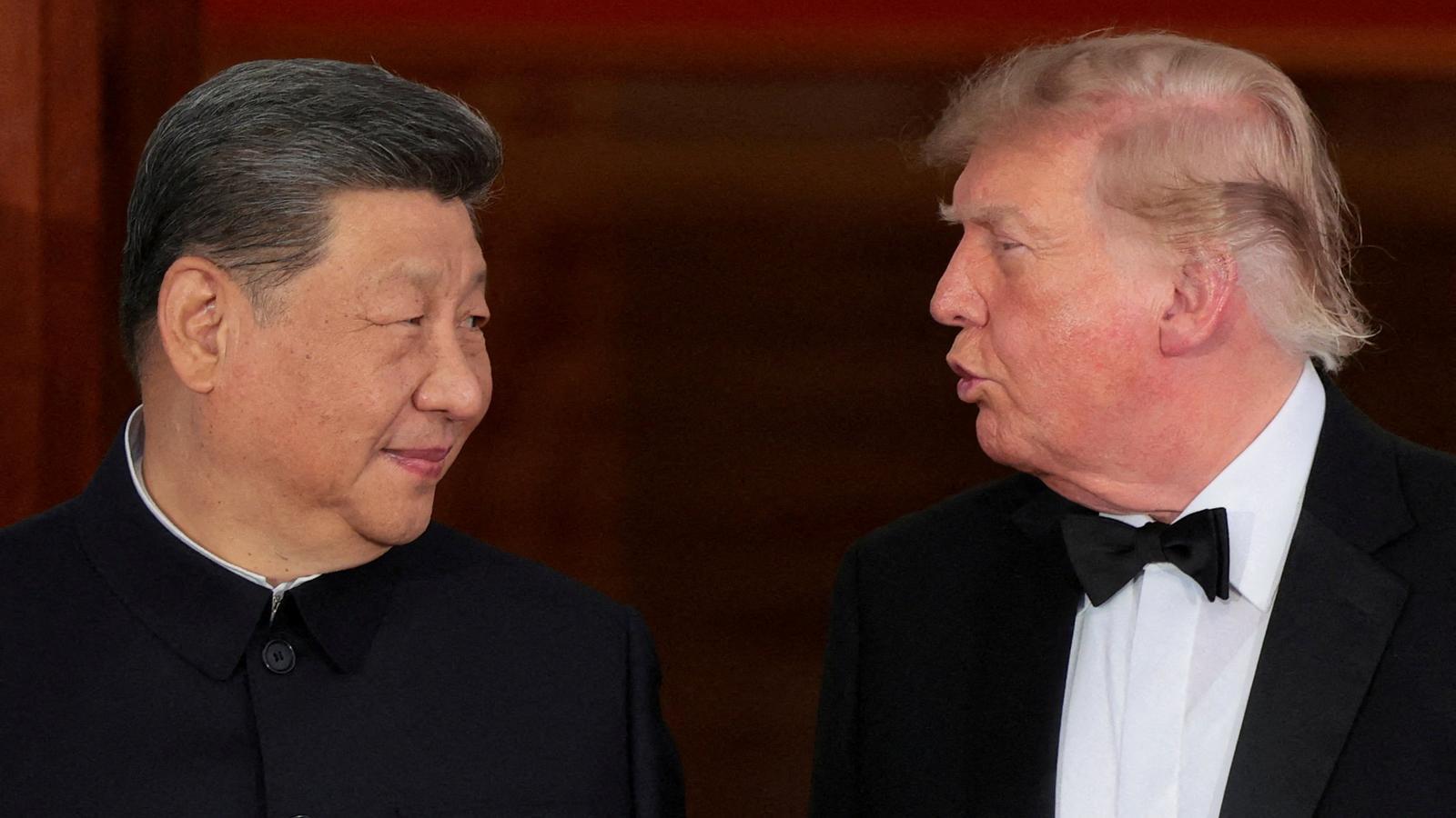 El presidente estadounidense, Donald Trump, recibe al presidente chino, Xi Jinping, el 24 de septiembre en la Casa Blanca.