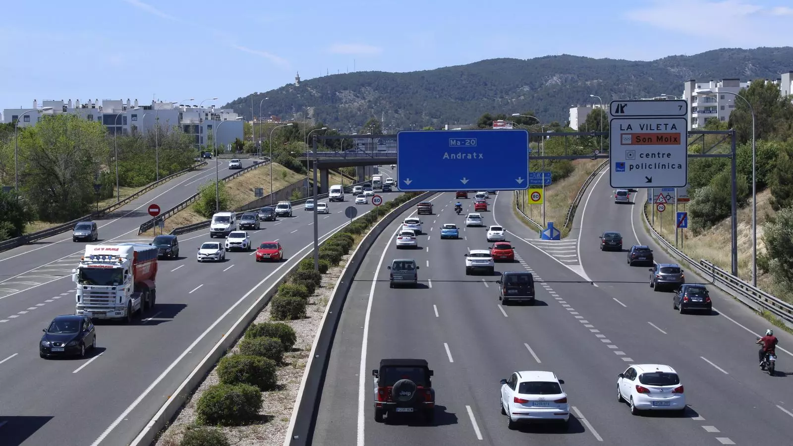 La via de cintura de Palma.