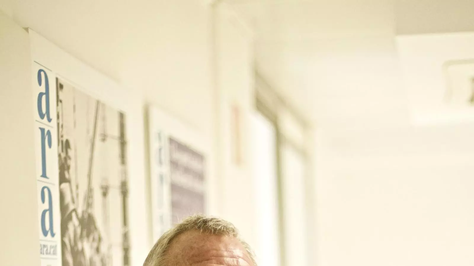 Johan Cruyff, el dia de l'entrevista a l'ARA