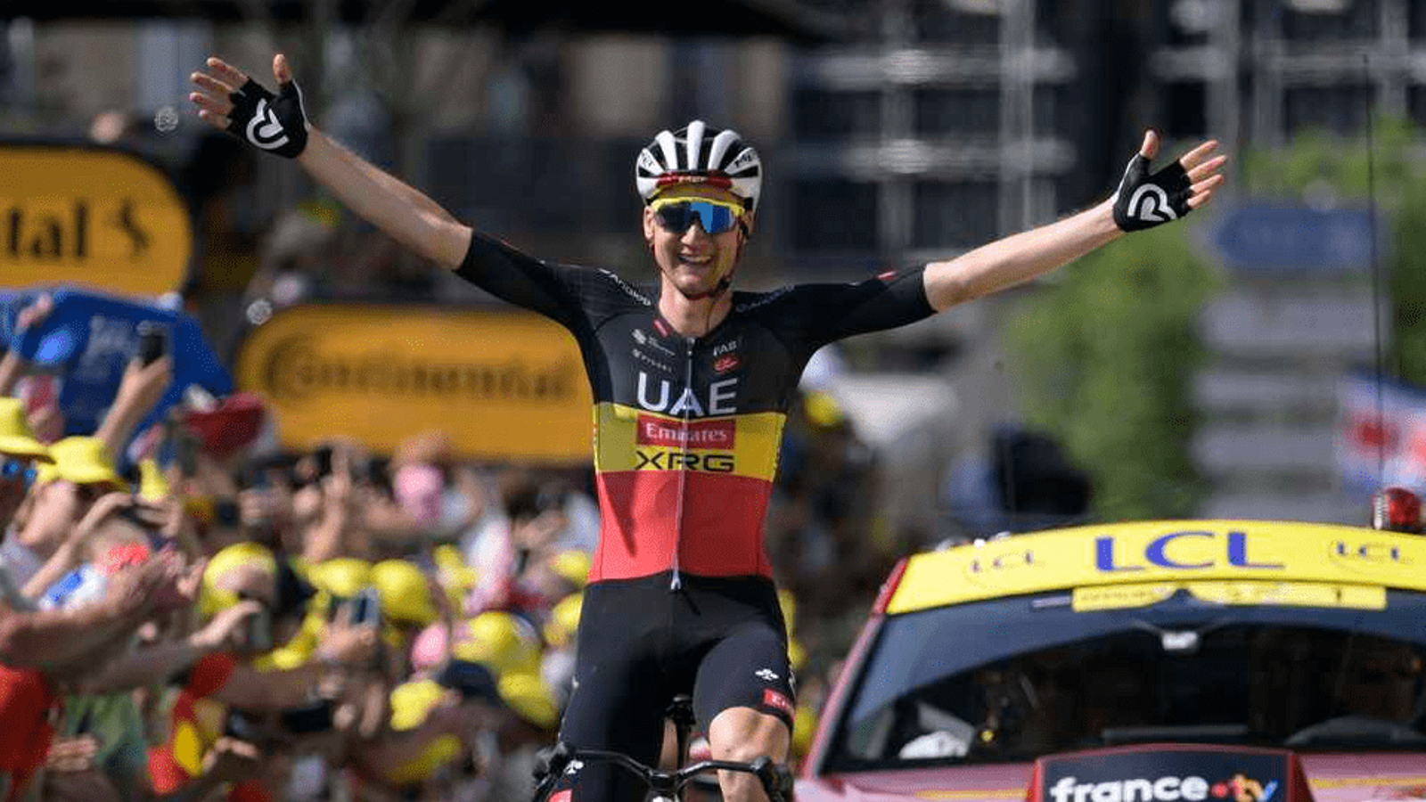 Tim Wellens, winner of the fifteenth stage of the Tour
