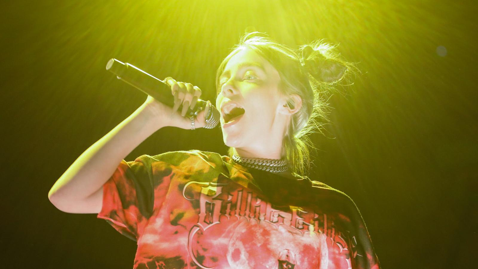 Billie Eilish durant el seu concert al Palau Sant Jordi / CÈLIA ATSET