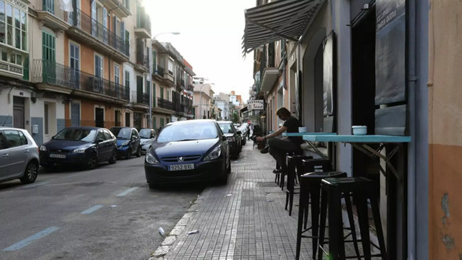 Image d'arxiu d'un carrer de Santa Catalina
