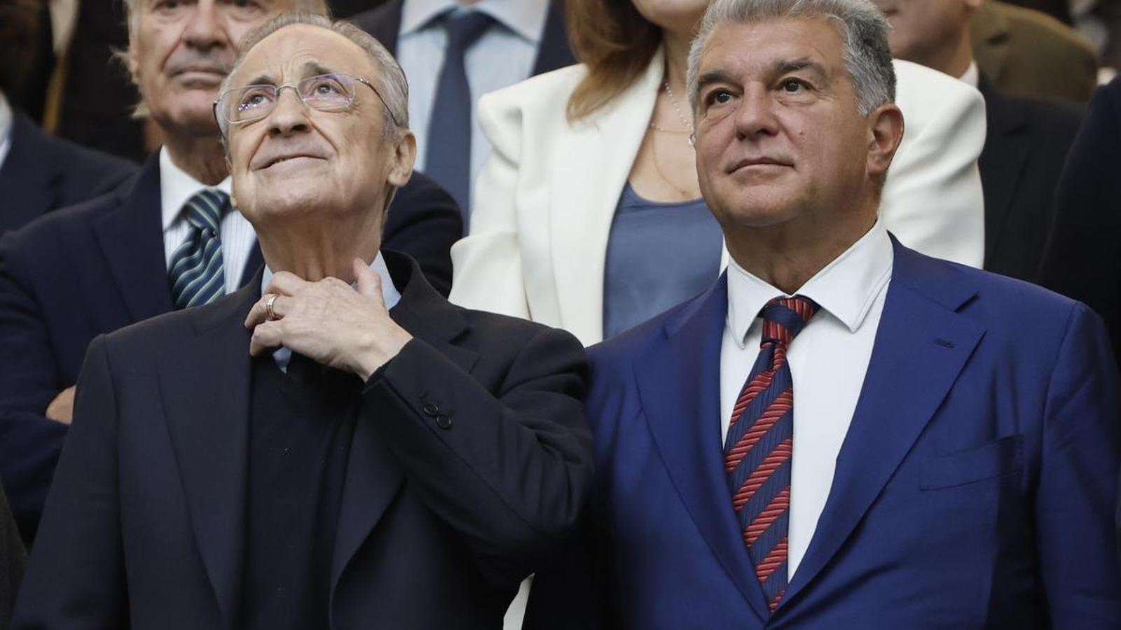 Florentino Pérez y Joan Laporta.