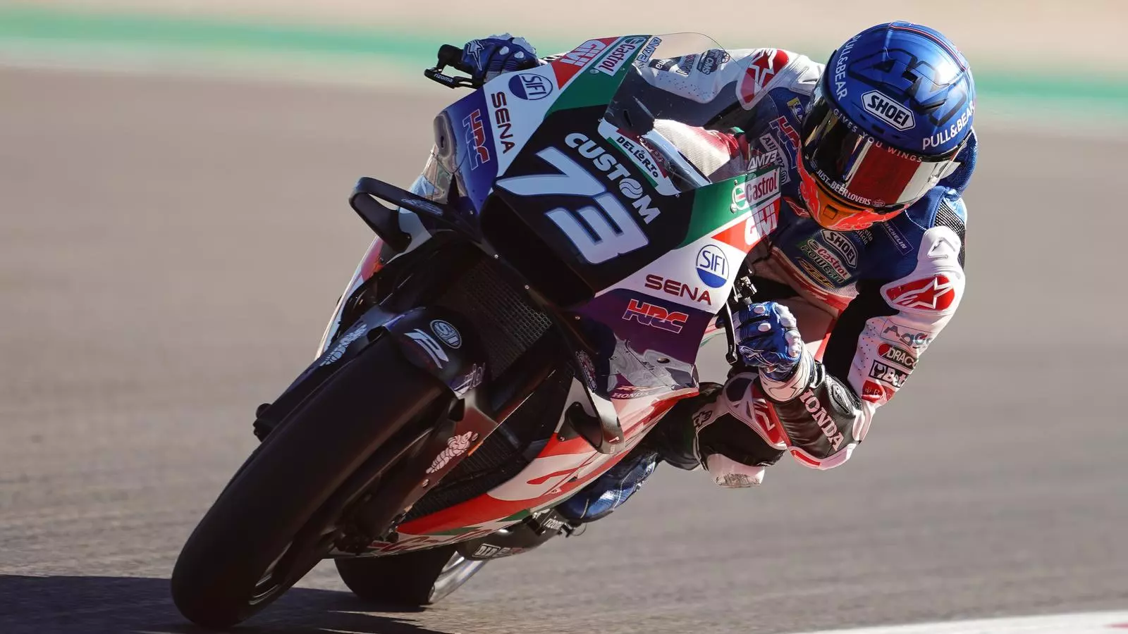 Marc Márquez durant la cursa