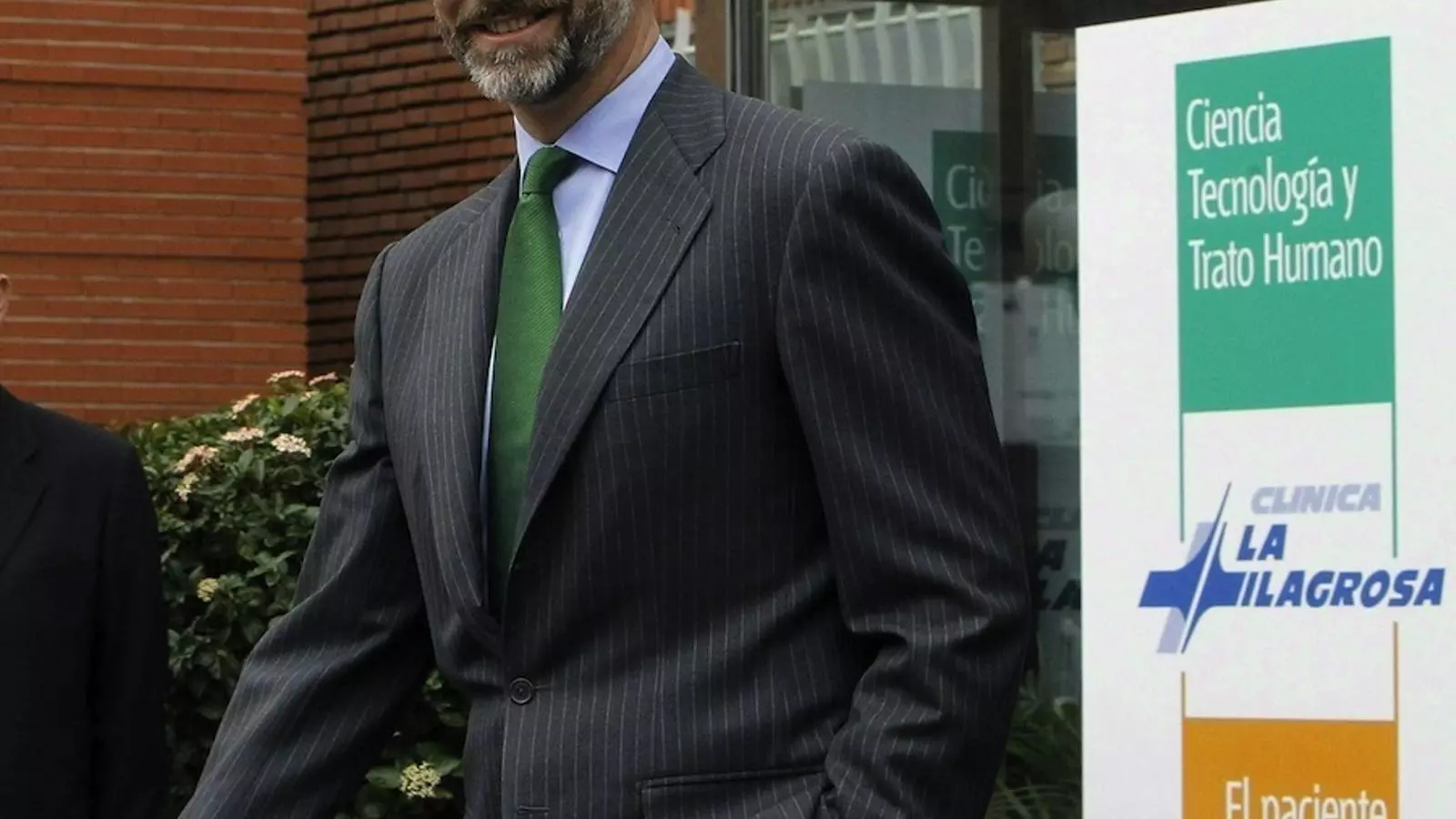 El Príncep Felip surt de visitar el Rei el passat dimarts a la tarda / EFE