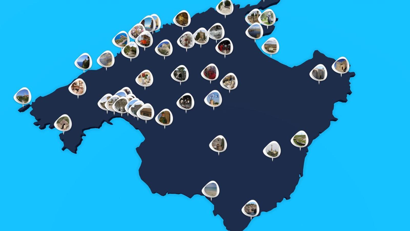Titelseite der digitalisierten Mallorca-Website.