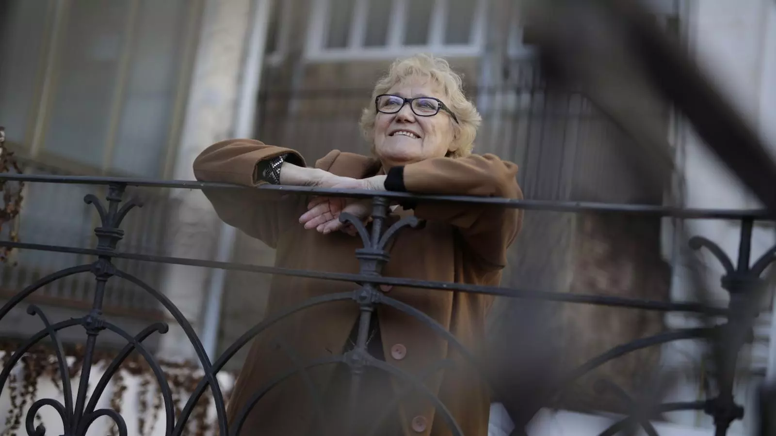 Isabel-Clara Simó, avui, dia en què s'ha sabut que Òmnium Cultural li atorga el Premi d'Honor de les Lletres Catalanes