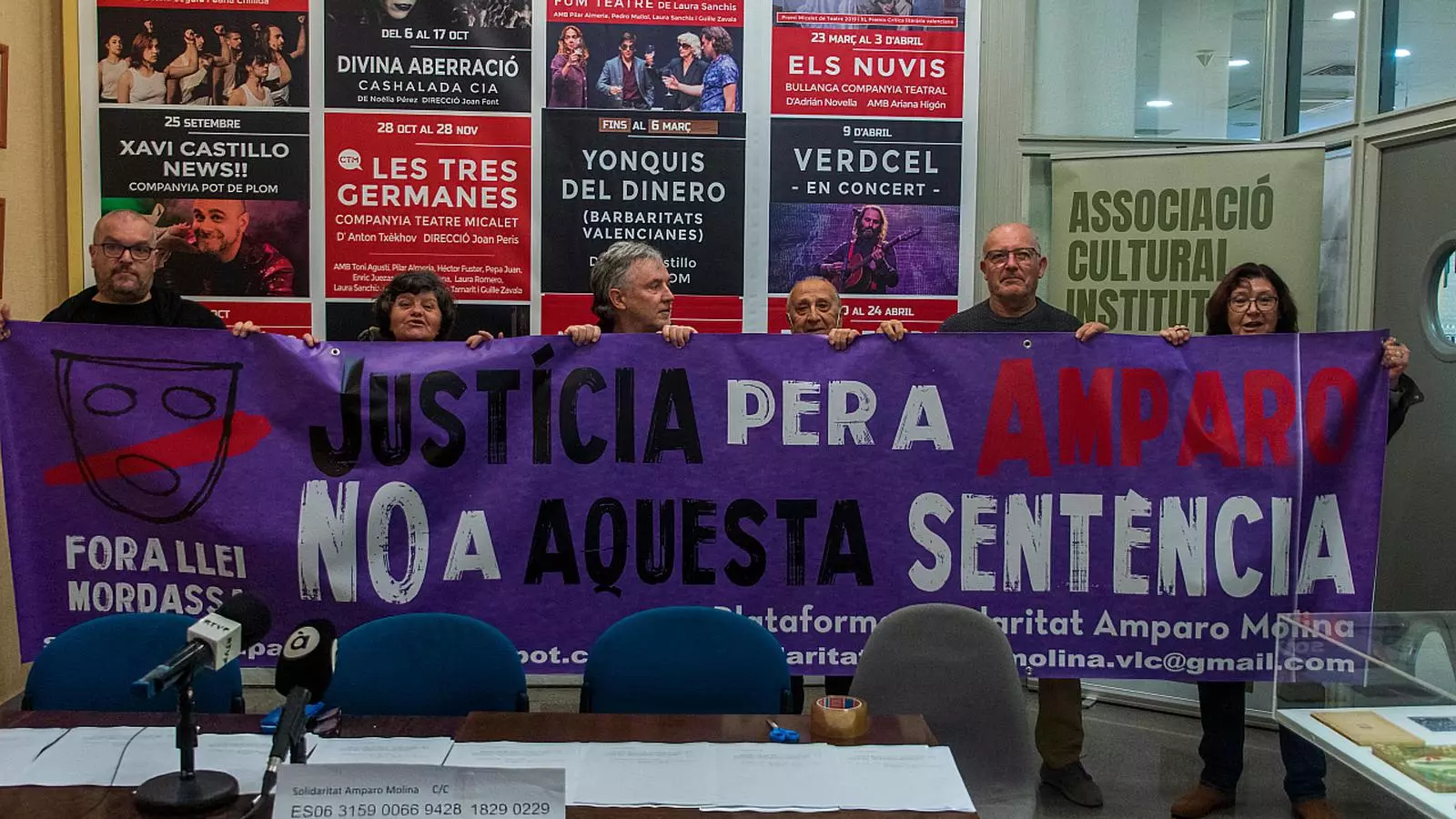 Presentació de la plataforma Solidaritat Amparo Molina