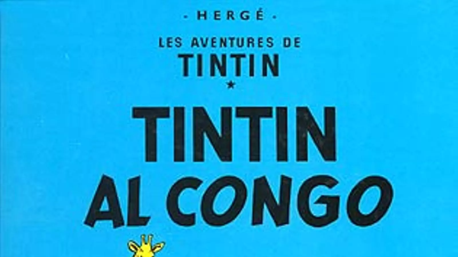 Portada de 'Tintín al Congo'