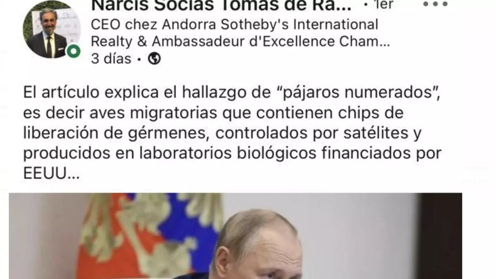 Missatge de Socías.