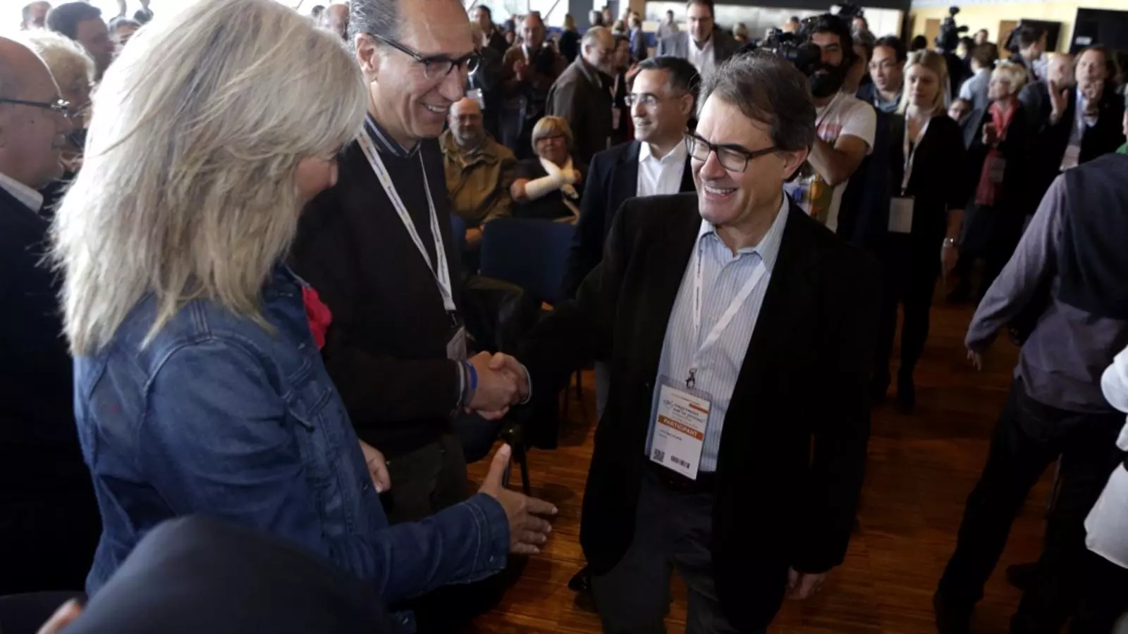 Artur Mas, a la convenció nacional de CDC aquest diumenge. MANOLO GARCIA