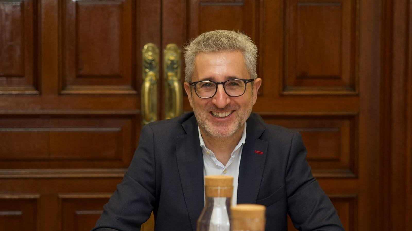 El ministe d'Hisenda, Arcadi España, a Palma.
