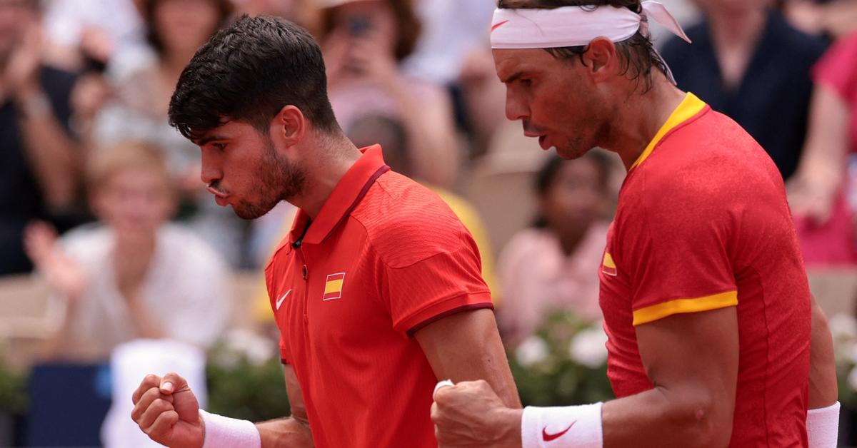 Juegos Olímpicos: Rafa Nadal y Carlos Alcaraz ponen en pie París