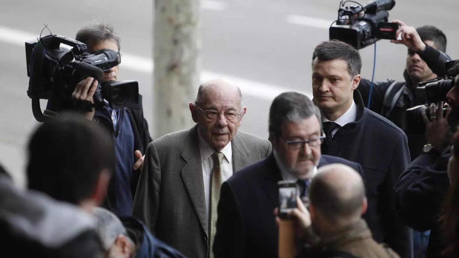 Fèlix Millet arriba a l'Audiència de Barcelona / PERE TORDERA