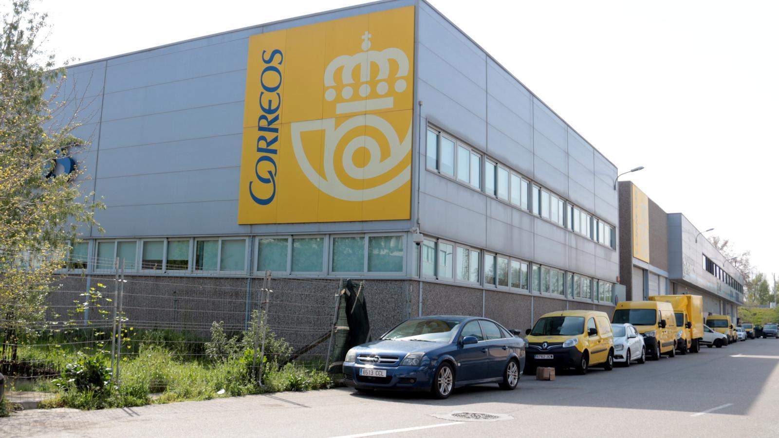 Postal logistics center in Lleida.