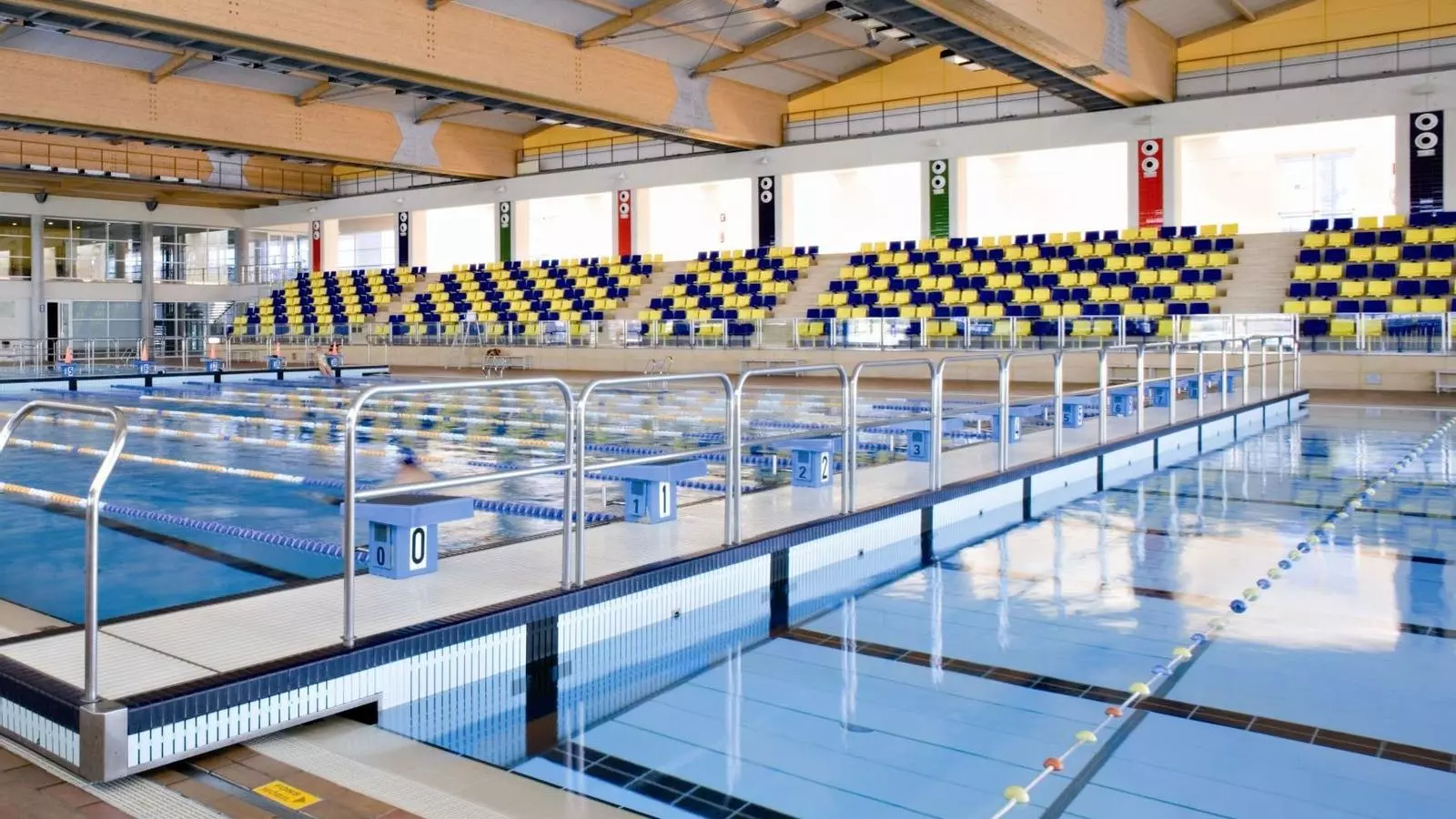 La piscina interior de Son Hugo.