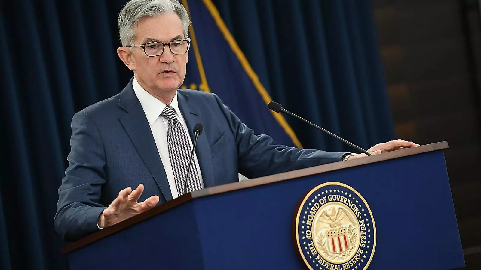 Jerome Powell, president de la Fed, en una imatge d’arxiu.