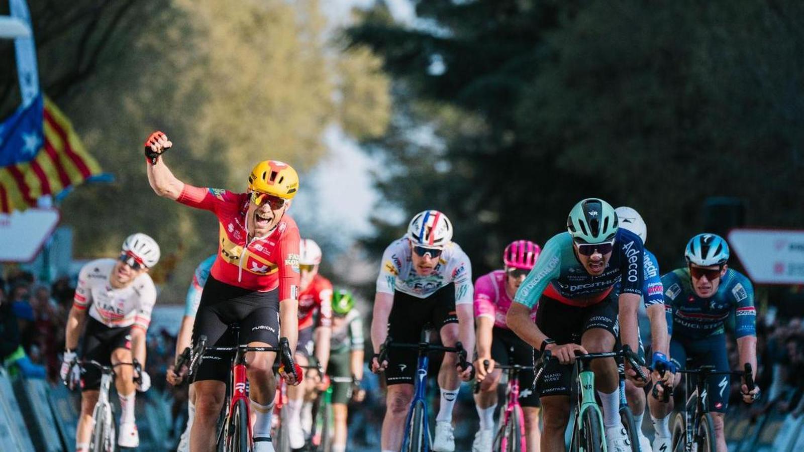 Magnus Cort Nielsen gana la segunda etapa de la Vuelta a Cataluña