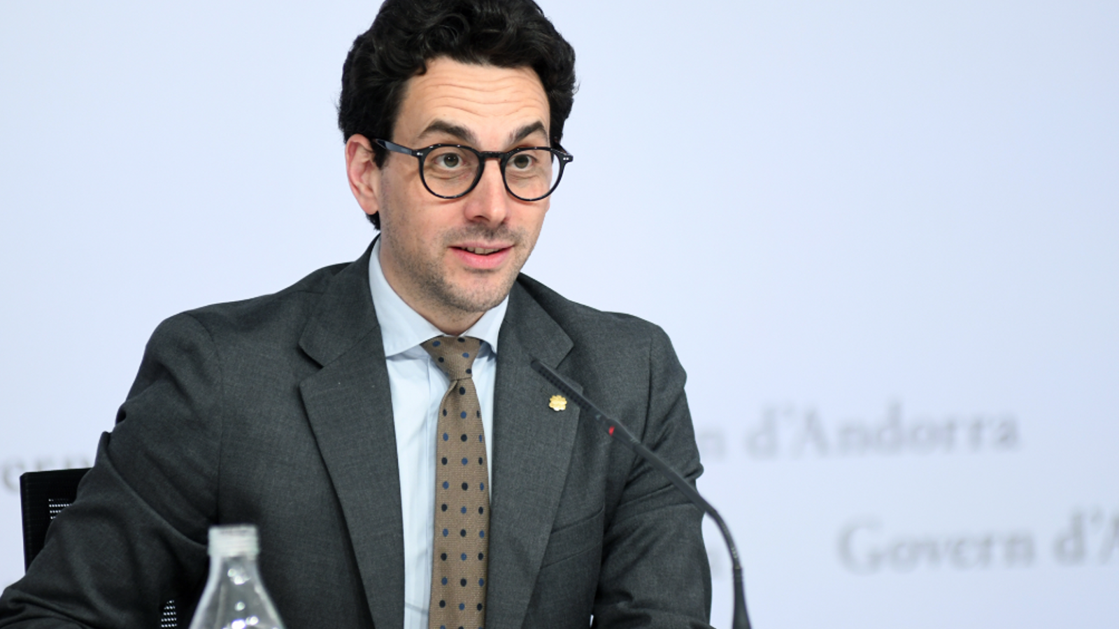 El portaveu del Govern, Guillem Casal, en roda de premsa posterior al consell de ministres.