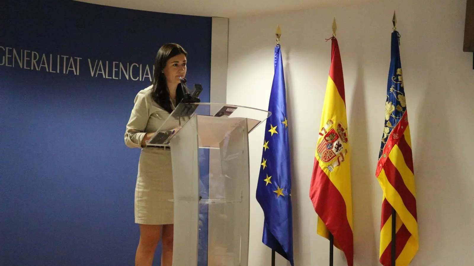 La consellera de Sanitat de la Generalitat Valenciana, Carmen Montón, ha anunciat avui que la píndola del dia després serà gratuïta als centres de salut sexual. / GENERALITAT