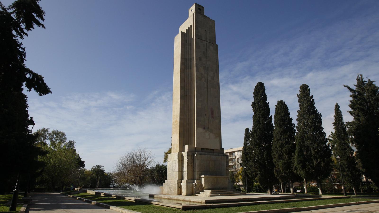 El monolit de la feixina, en una imatge d'arxiu.