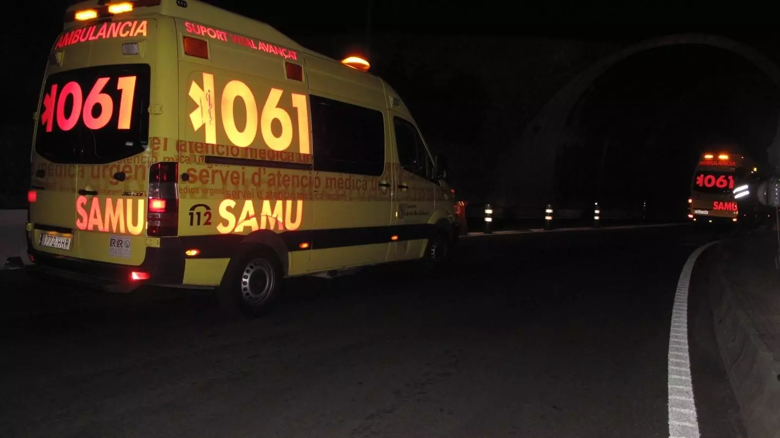 Una ambulància del SAMU 061 a les Balears.
