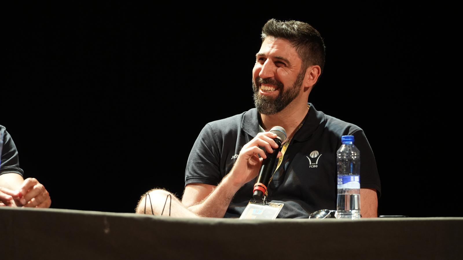 Sergi Oliva, during the Coach's Day.