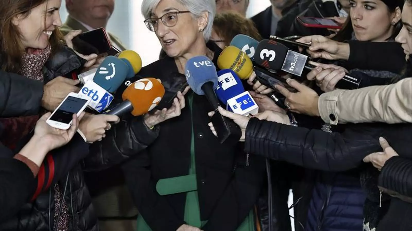 La fiscal general de l'Estat, María José Segarra, la setmana passada a Barcelona.