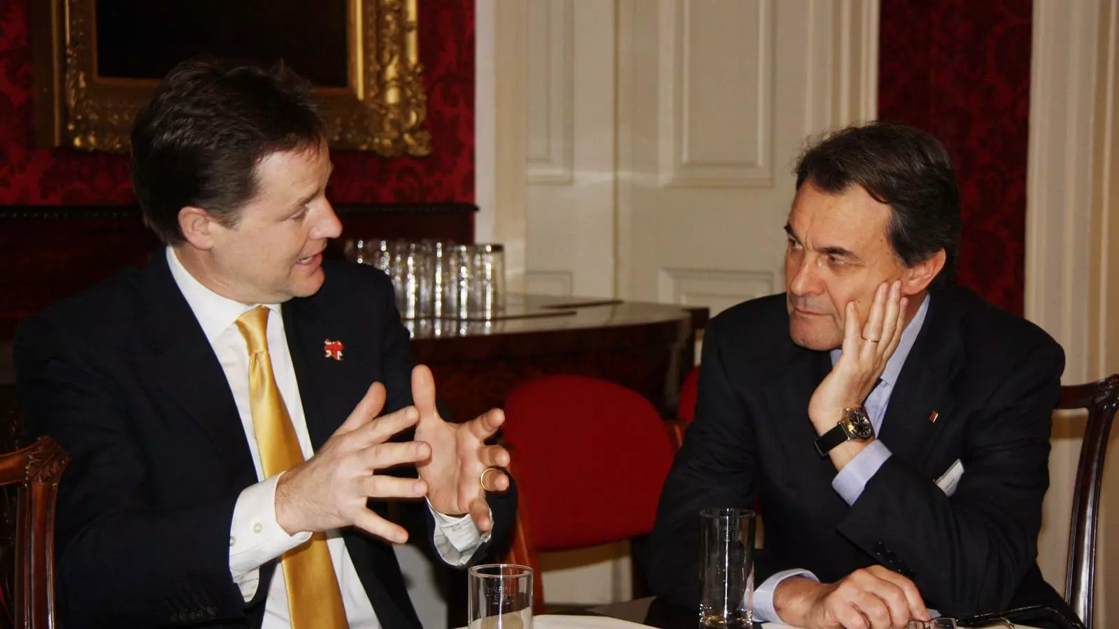 Nick Clegg i Artur Mas a Londres