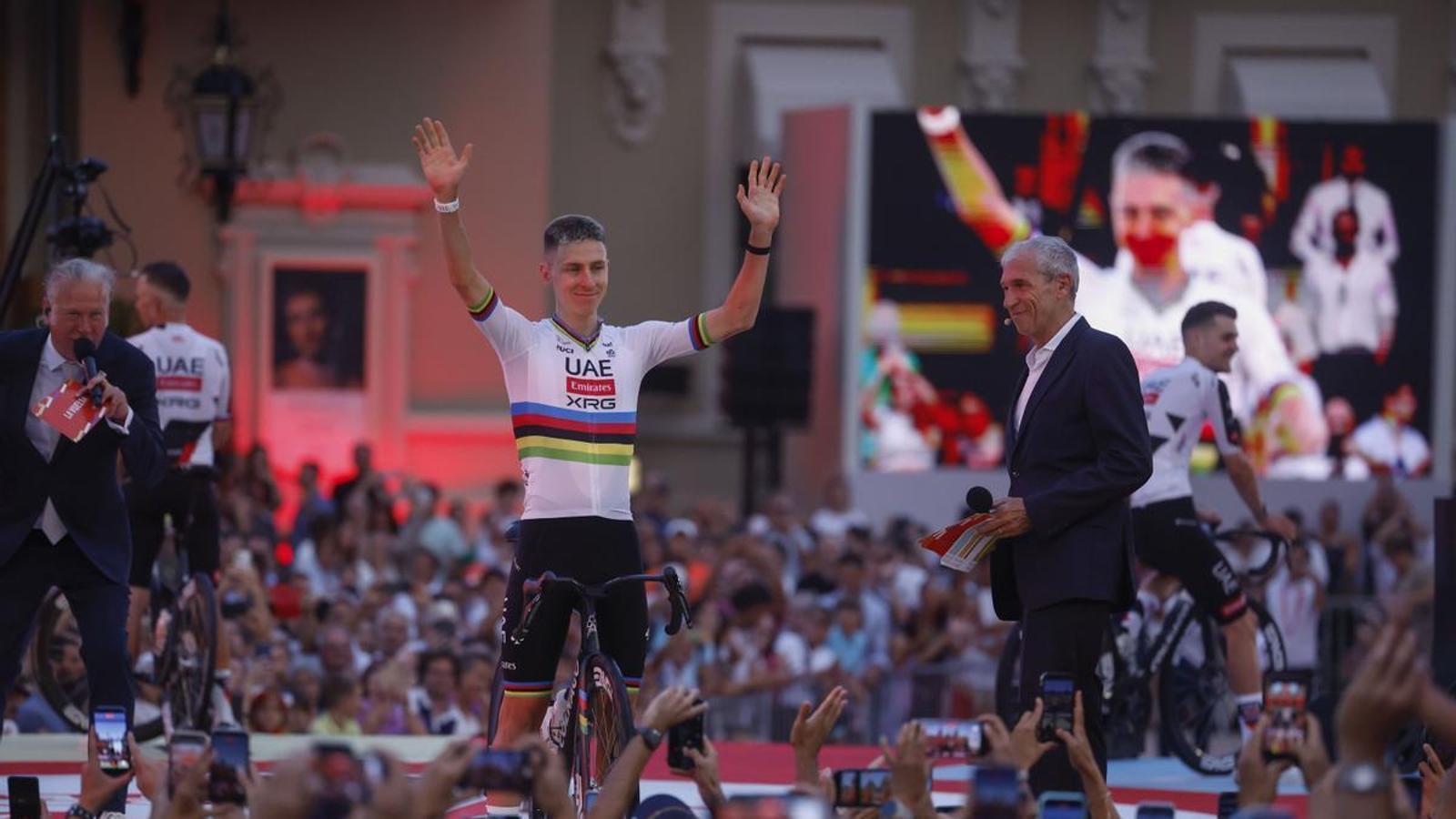Pogacar wins the Monaco time trial and already leads the Vuelta