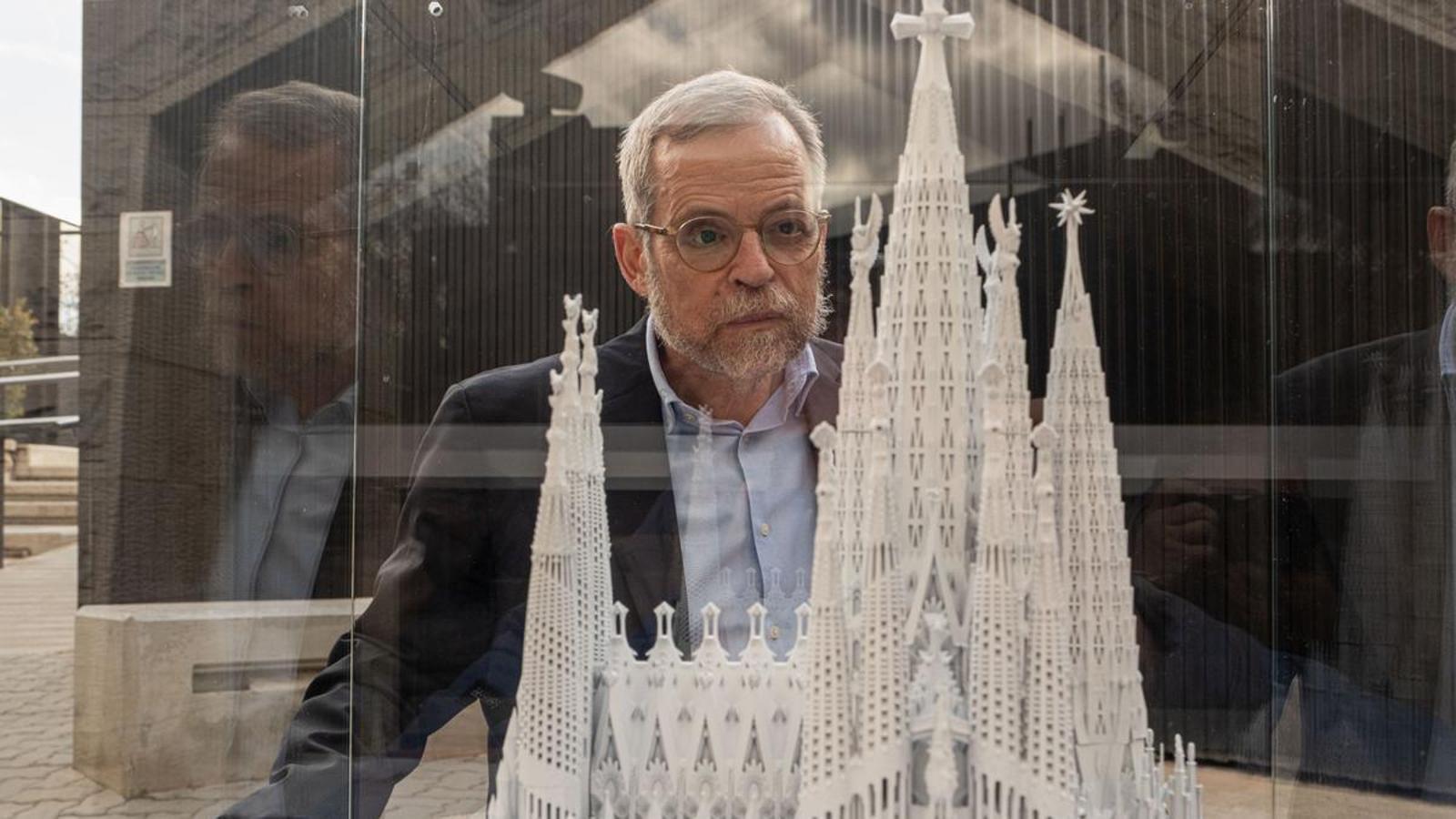 The architect Jordi Faulí at the Sagrada Família.