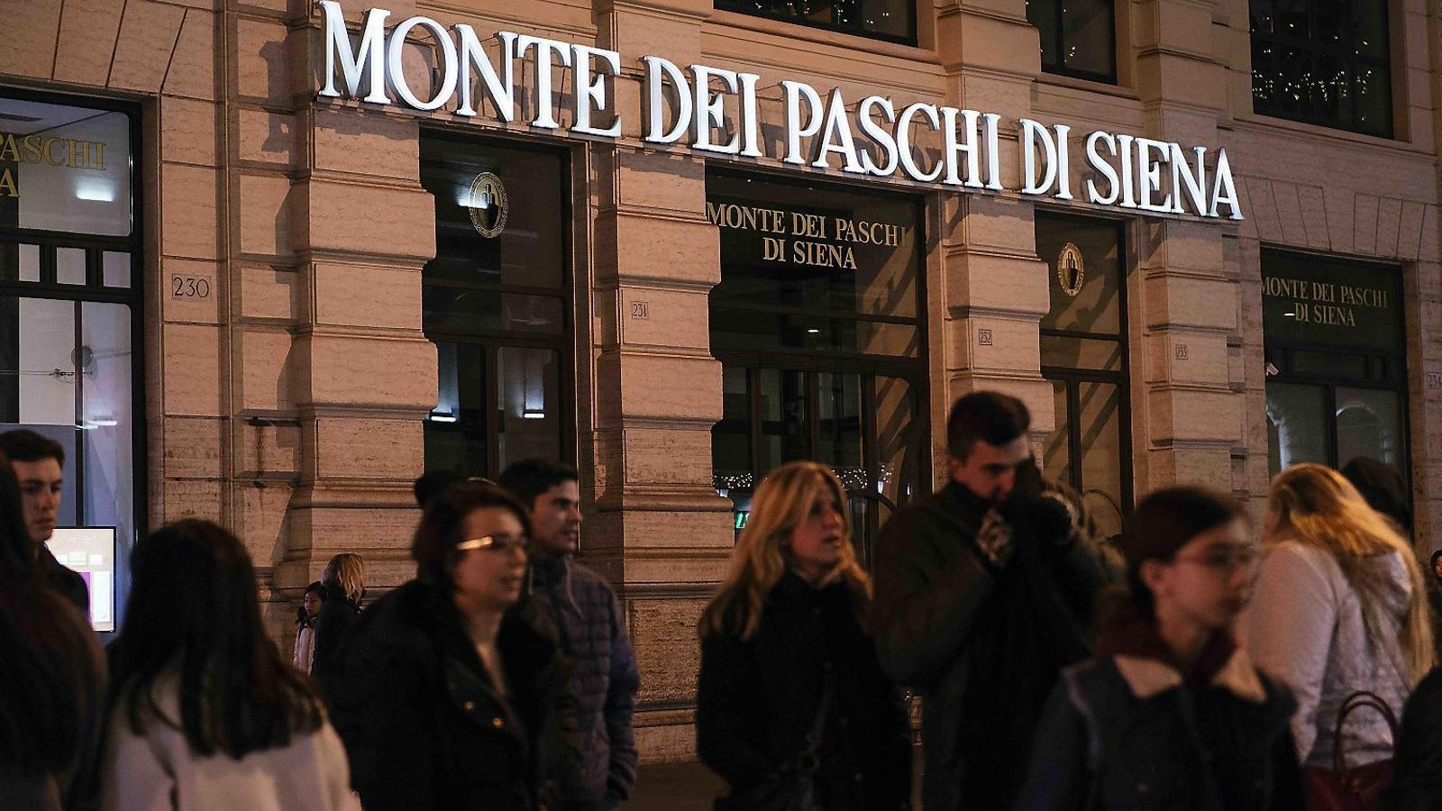 El Monte dei Paschi no ha logrado ampliar capital.