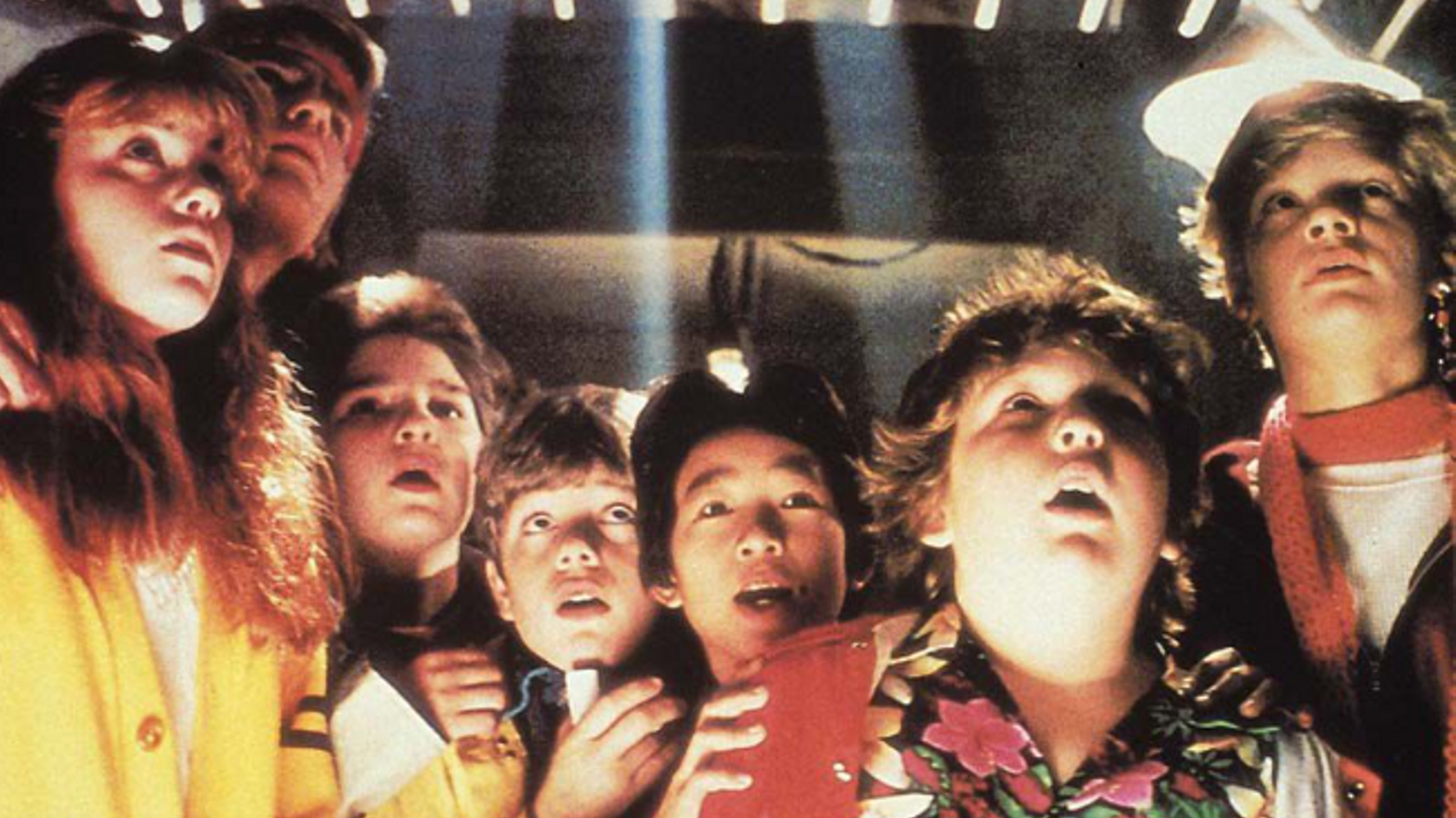 A moment from the movie 'The Goonies'